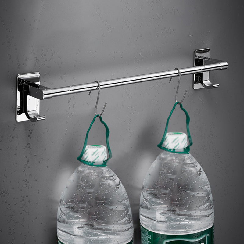 BowLift | Polished Chrome Bathroom Accessory Set Modern Bathroom Shelf Stainless Steel
