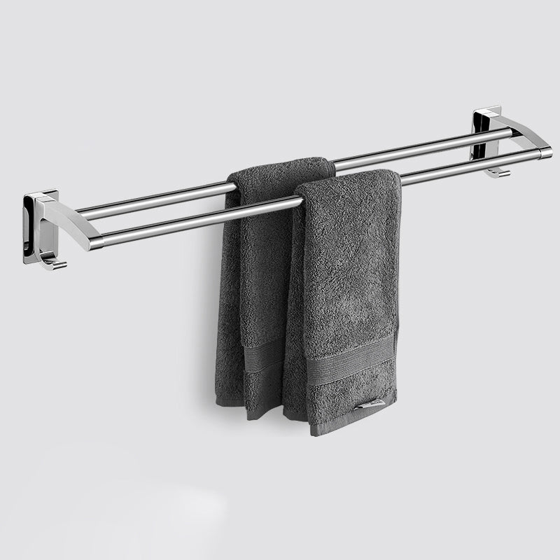 BowLift | Polished Chrome Bathroom Accessory Set Modern Bathroom Shelf Stainless Steel