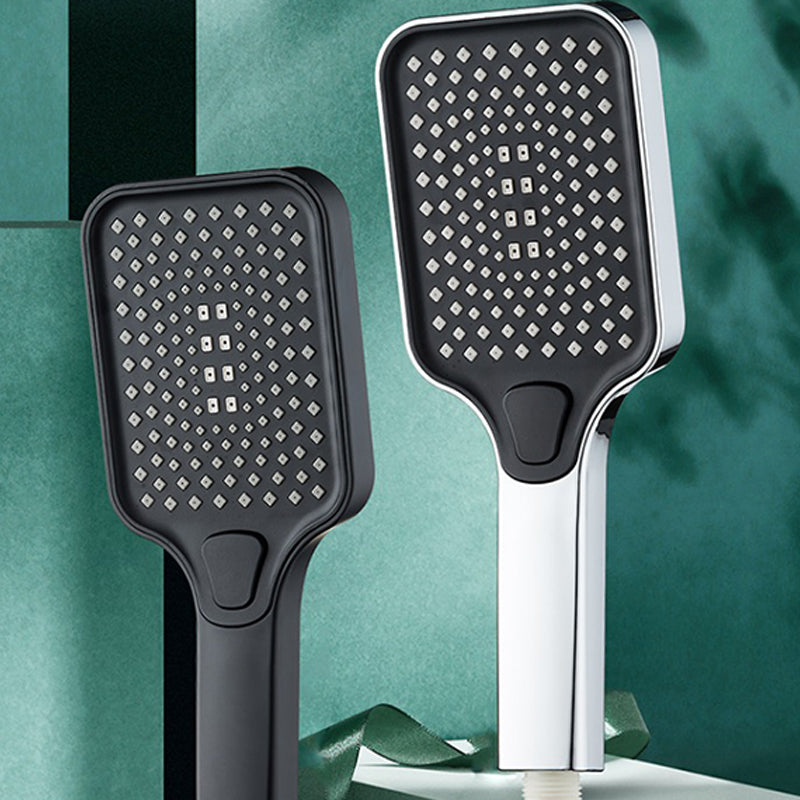 BowLift | Contemporary Rectangular Hand Shower Adjustable Spray Pattern Showerhead