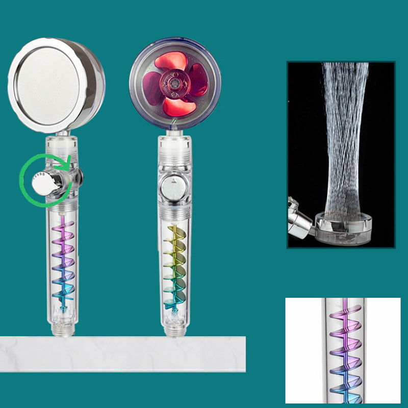 BowLift | Modern Round Handheld Showerhead Rain Spray Head made of Plastic