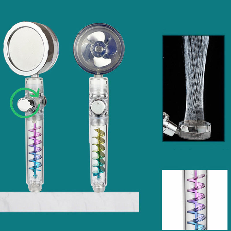BowLift | Modern Round Handheld Showerhead Rain Spray Head made of Plastic