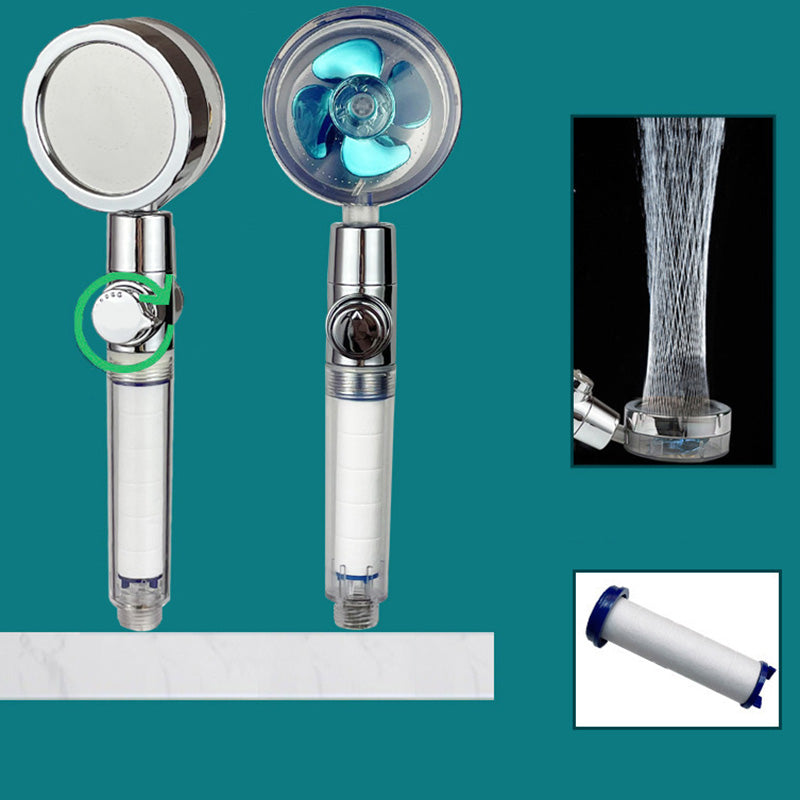 BowLift | Modern Round Handheld Showerhead Rain Spray Head made of Plastic