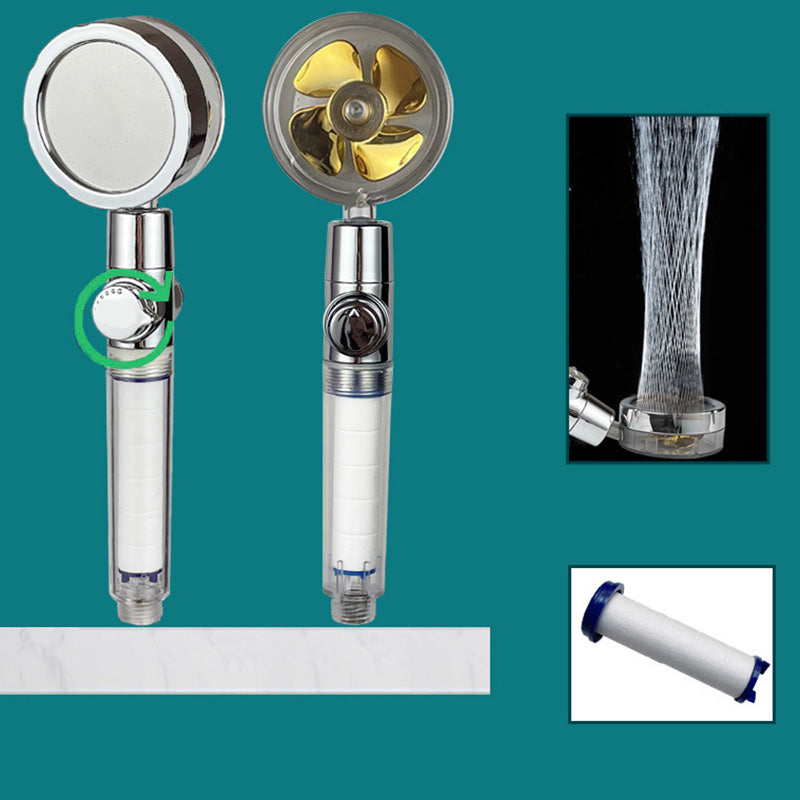 BowLift | Modern Round Handheld Showerhead Rain Spray Head made of Plastic