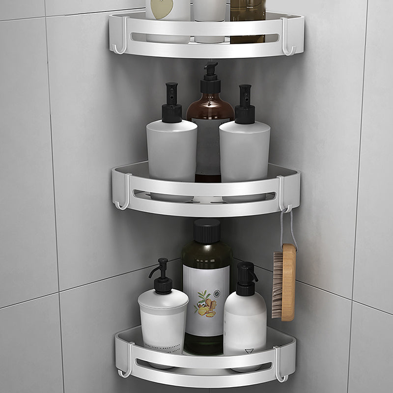 BowLift | Silver Bathroom Accessory Set Modern Anti-Rust 1/2/3 -piece Bath Shelf