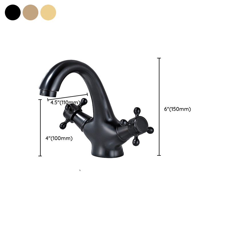 BowLift | Bathroom Accessories Faucet Double Cross Handle Low Arc Industrial Sink Faucet