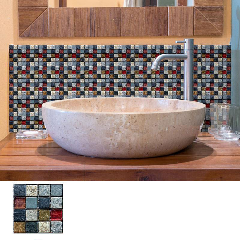 BowLift | Pattern Color Stone Peel and Stick Mosaic Tile Peel and Stick Tiles Set of 20