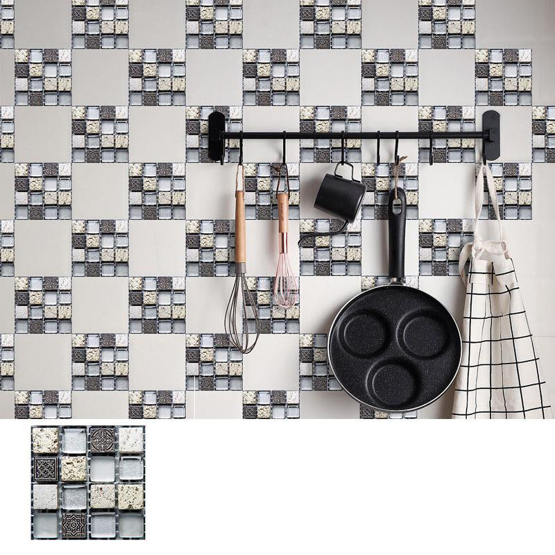 BowLift | Pattern Color Stone Peel and Stick Mosaic Tile Peel and Stick Tiles Set of 20
