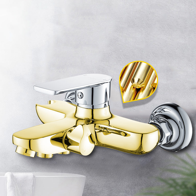 BowLift | Popular Bathtub Filler Wall-Mounted Lever Handle Fixed Bathtub Faucet Trim