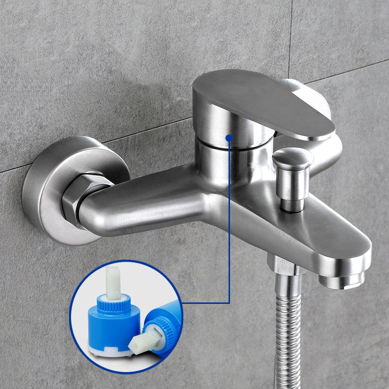 BowLift | Contemporary Bathtub Filling Trim 304 Stainless Steel Wall Mounted Bathtub Faucet