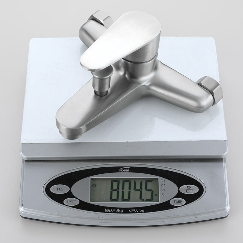 BowLift | Contemporary Bathtub Filling Trim 304 Stainless Steel Wall Mounted Bathtub Faucet