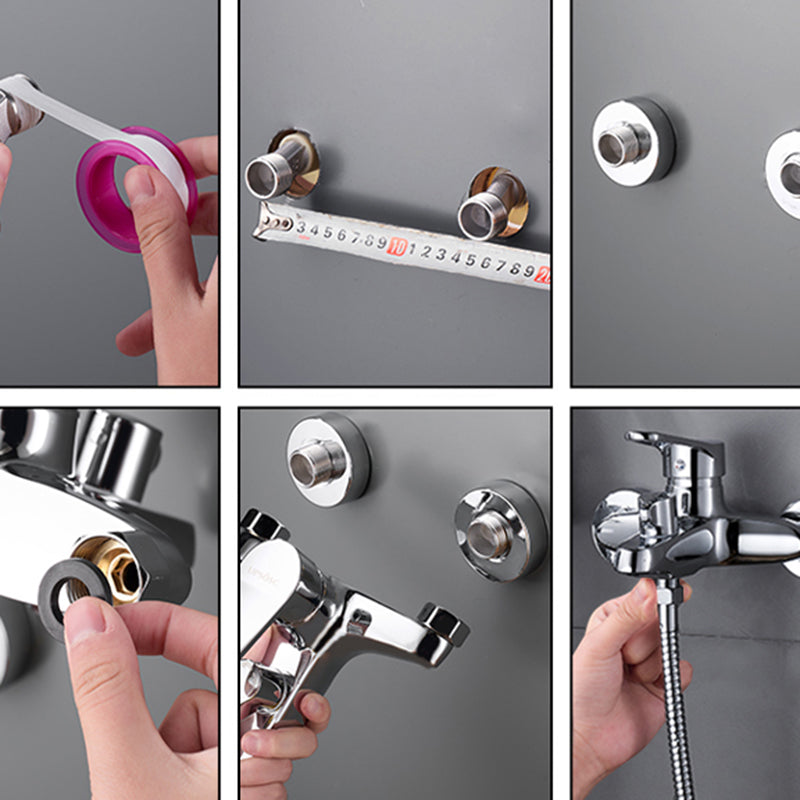 BowLift | Popular Wall-Mounted Bathtub Faucet Fixed Lever Handle Bathtub Filler Trim