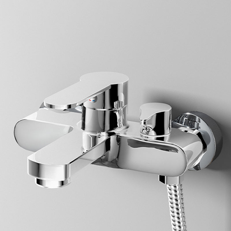 BowLift | Popular Wall-Mounted Bathtub Faucet Fixed Lever Handle Bathtub Filler Trim