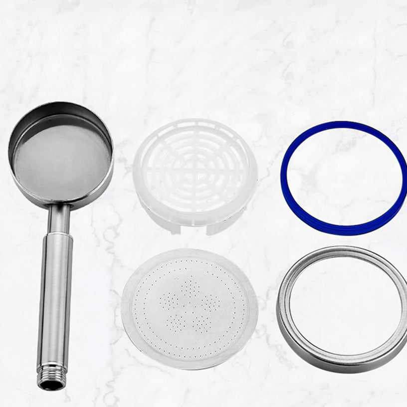 BowLift | Round Handheld Shower Water Saving Showerhead Made of Stainless Steel