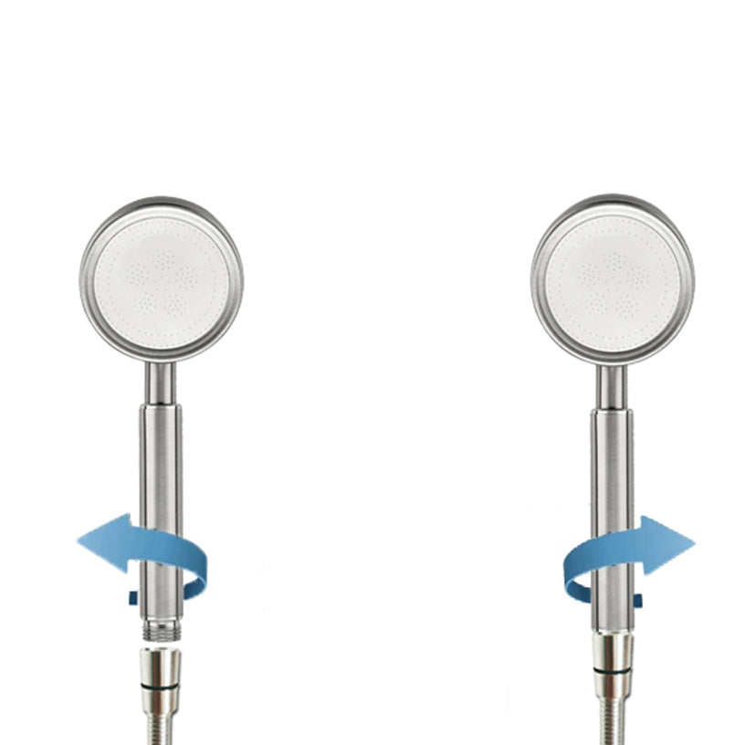 BowLift | Round Handheld Shower Water Saving Showerhead Made of Stainless Steel