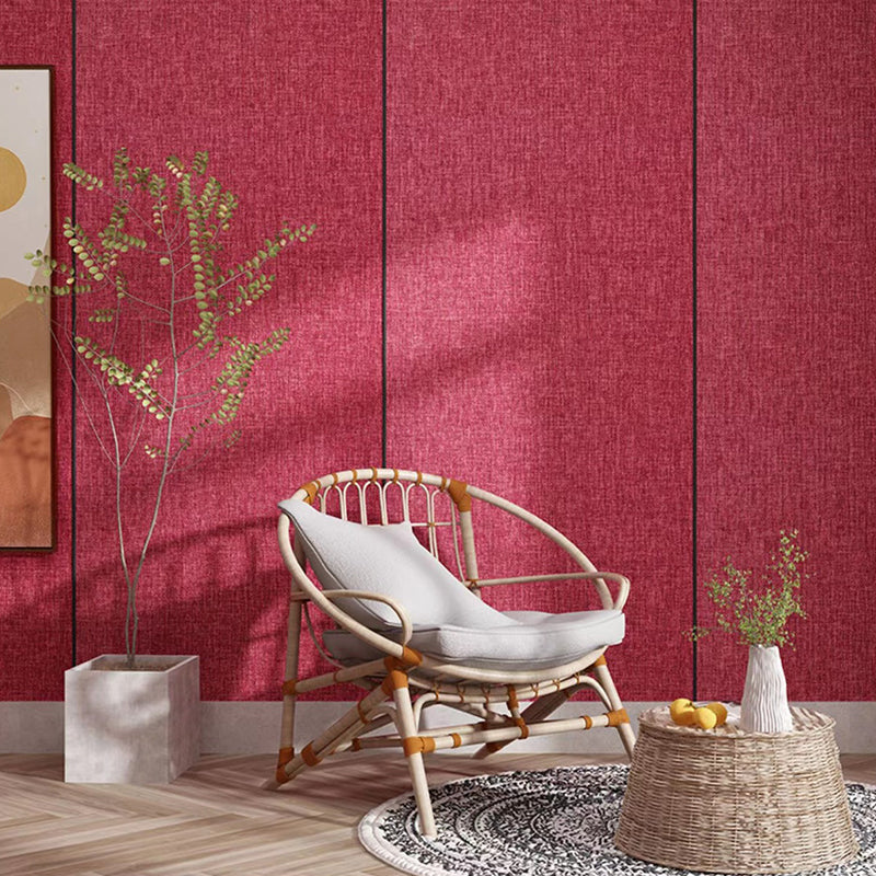 BowLift | Contemporary Style Wall Panel Linen Living Space Peel and Stick Wall Covering