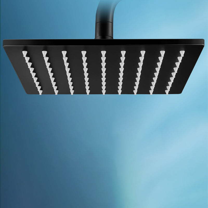 BowLift | Contemporary square shower head combination with handheld shower