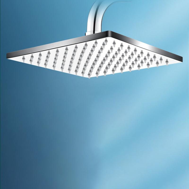 BowLift | Contemporary square shower head combination with handheld shower