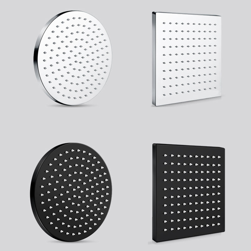 BowLift | Contemporary square shower head combination with handheld shower