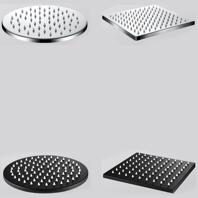 BowLift | Contemporary square shower head combination with handheld shower