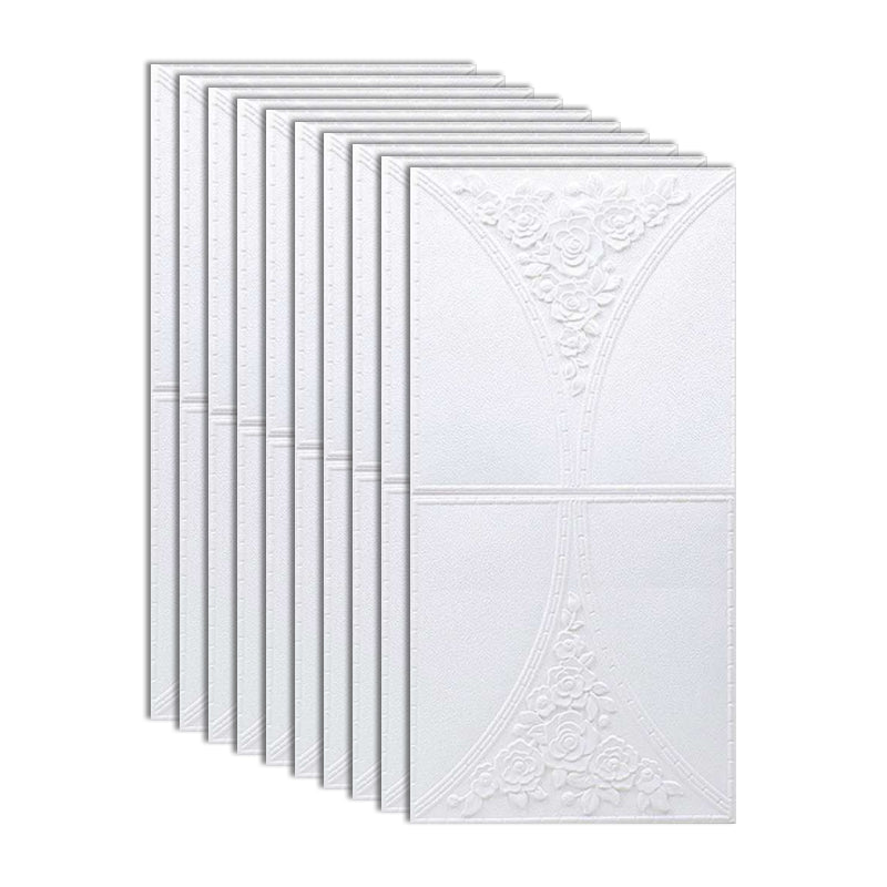 BowLift | Modern Style Plastic Wall Panel Living Room Peel and Stick 3D Wall Covering