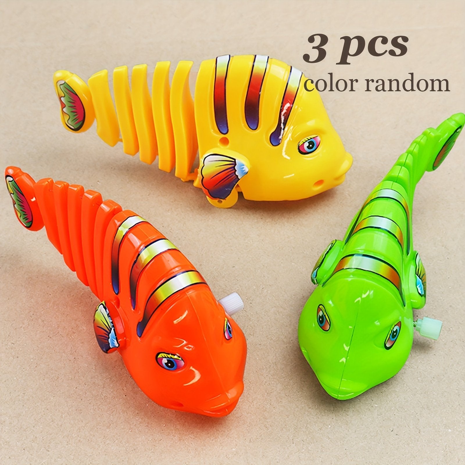 BowLift | Plastic Wind-Up Wiggle Fish Toys