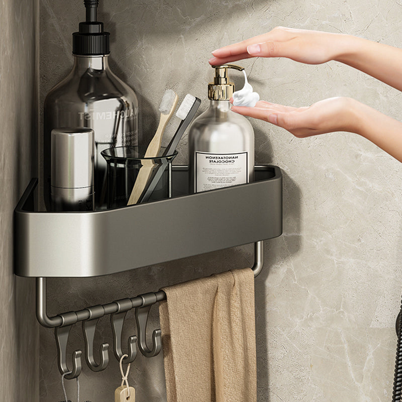 BowLift | Adhesive holder metal bathroom accessories single piece or in set with bathroom shelf