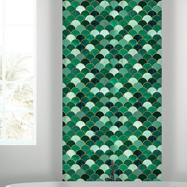 BowLift | Polygon Peel and Stick Splash Guard Tile PVC Mosaic Peel and Stick Tile for the Kitchen