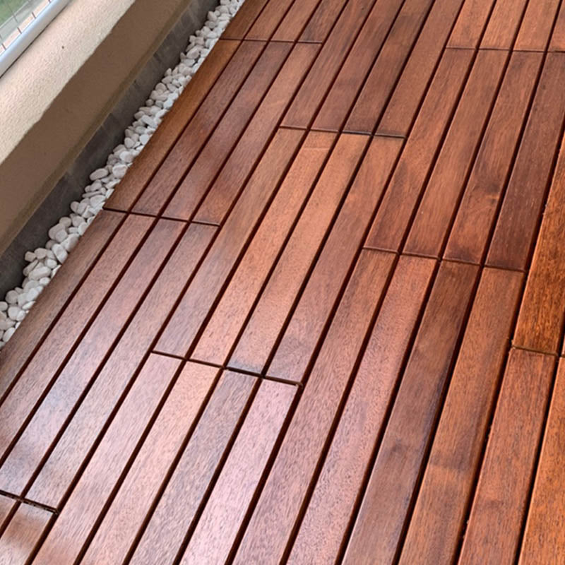 BowLift | Basic Wood Outdoor Floor Tiles Click Patio Floor Tiles