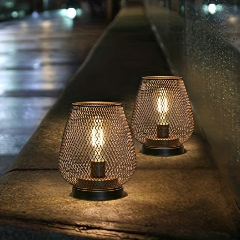 BowLift | RusticMesh Table Lamp Set – Industrial Style and Atmospheric Lighting