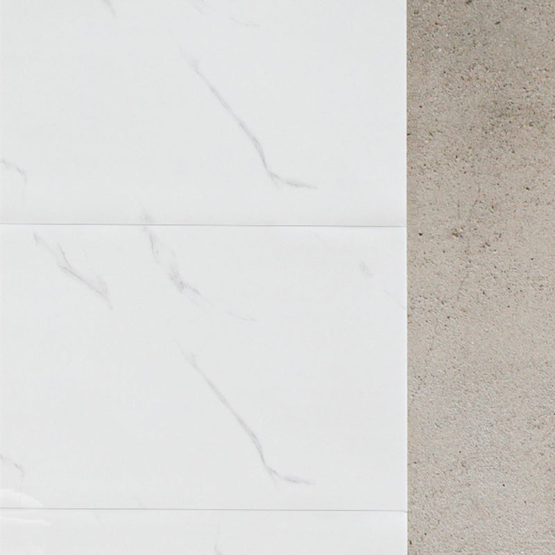 BowLift | Polished waterproof marbled sheet back panel peel and stick interior insert