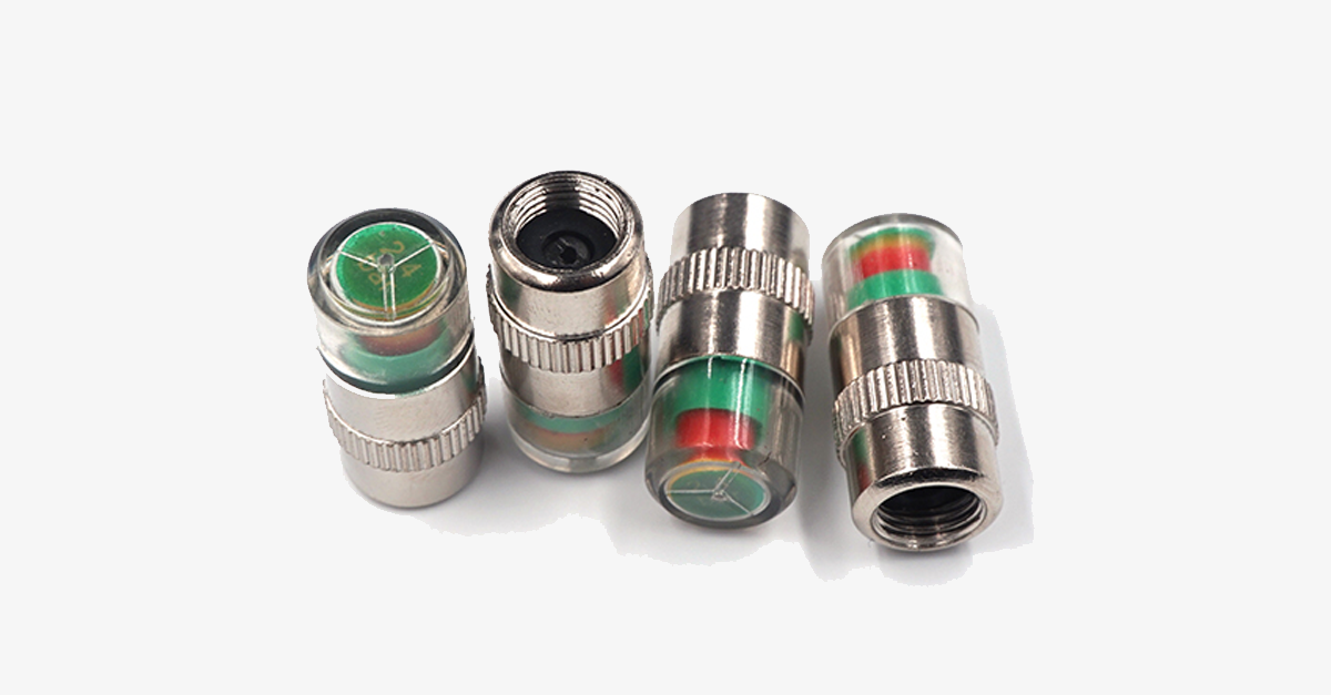 BowLift | Practical Car Tire Pressure Monitors - Set of Four - Drive Safely!