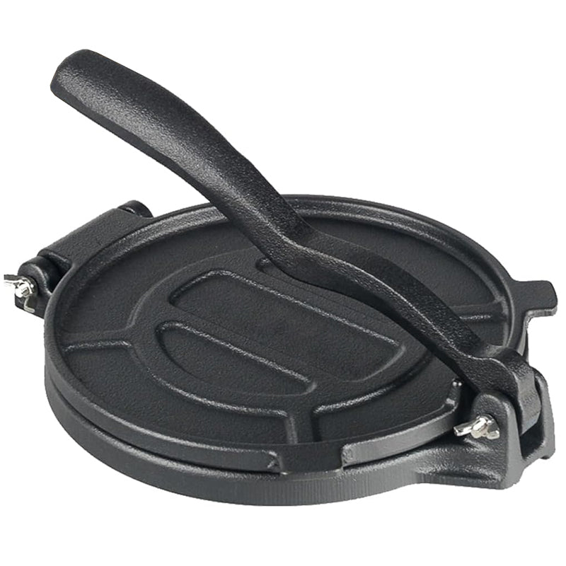 BowLift | 8 Inch Cast Iron Tortilla Press with 100 pcs Parchment Paper Pataconera Press Tortilla Maker