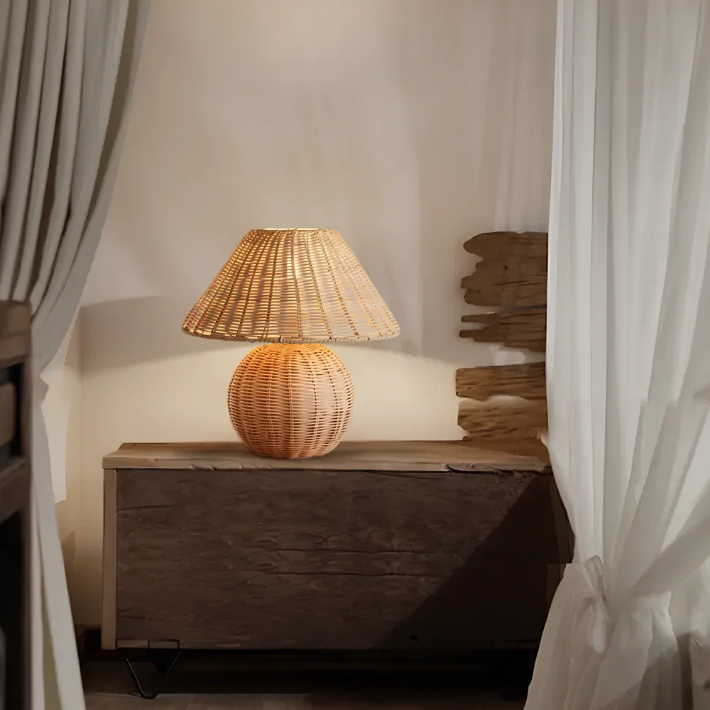 BowLift | WeaveCraft Table Lamp