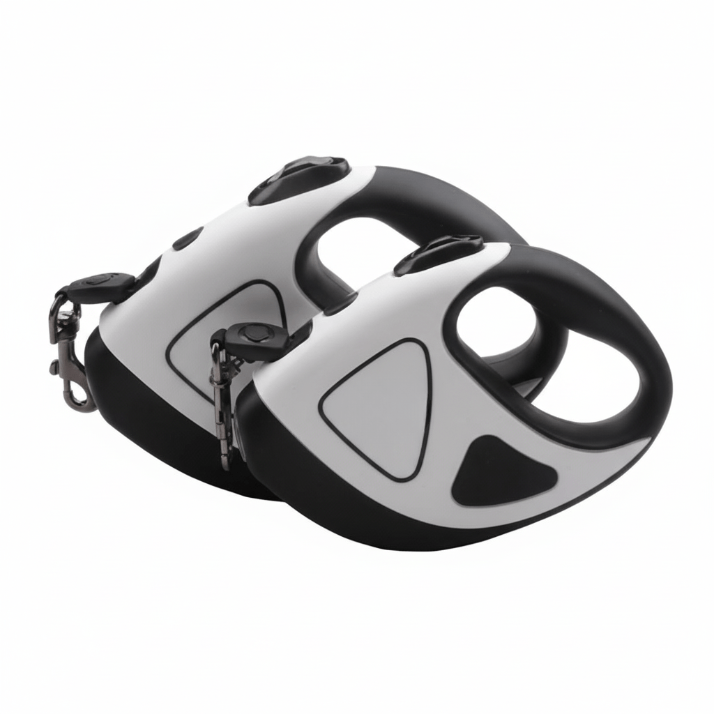 BowLift | BRIGHTLEASH – LED dog leash with reflectors & retraction mechanism for safe walks