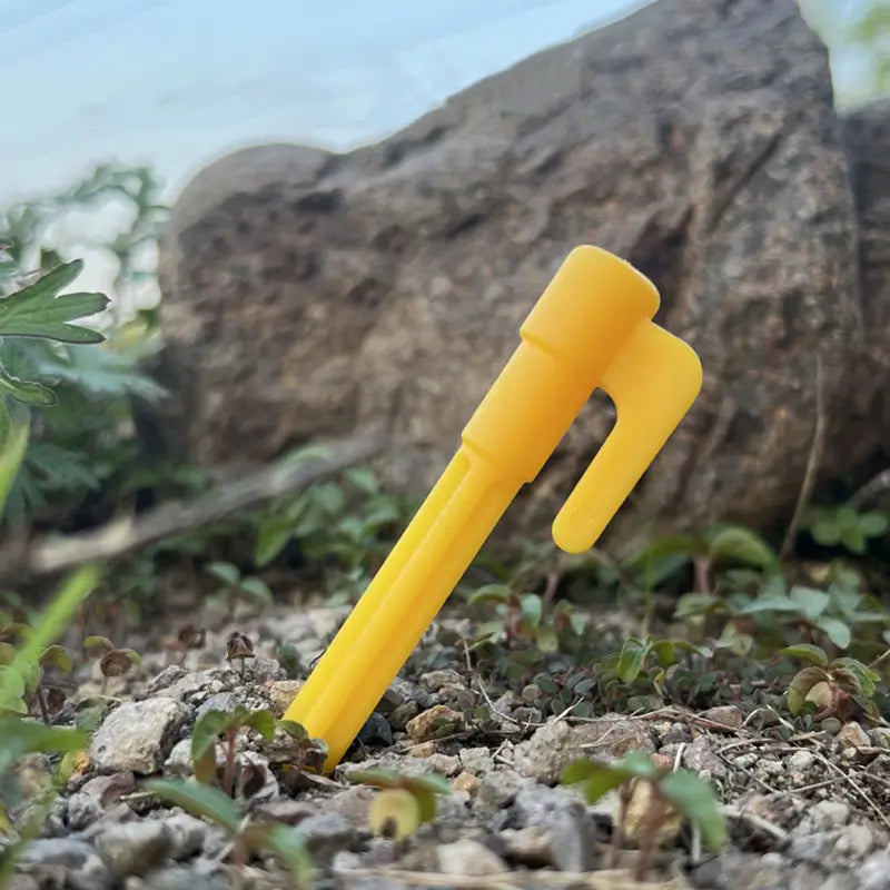 BowLift | Plastic Tent Stakes with Hooks – Camping Tent Pegs for Tarps and Canopies