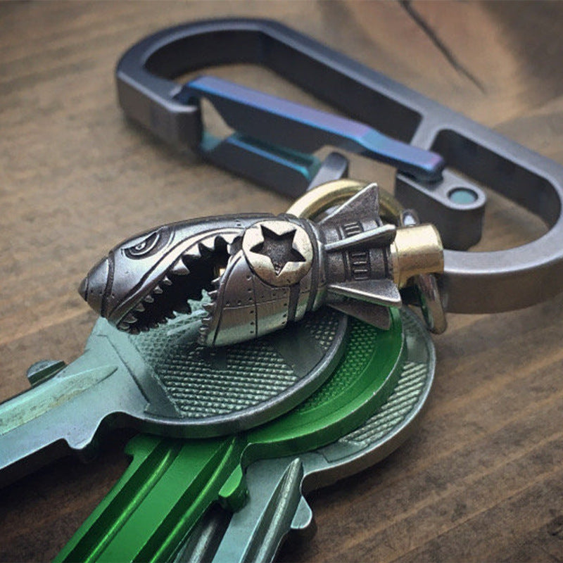 BowLift | Piston Art Skull Keychain