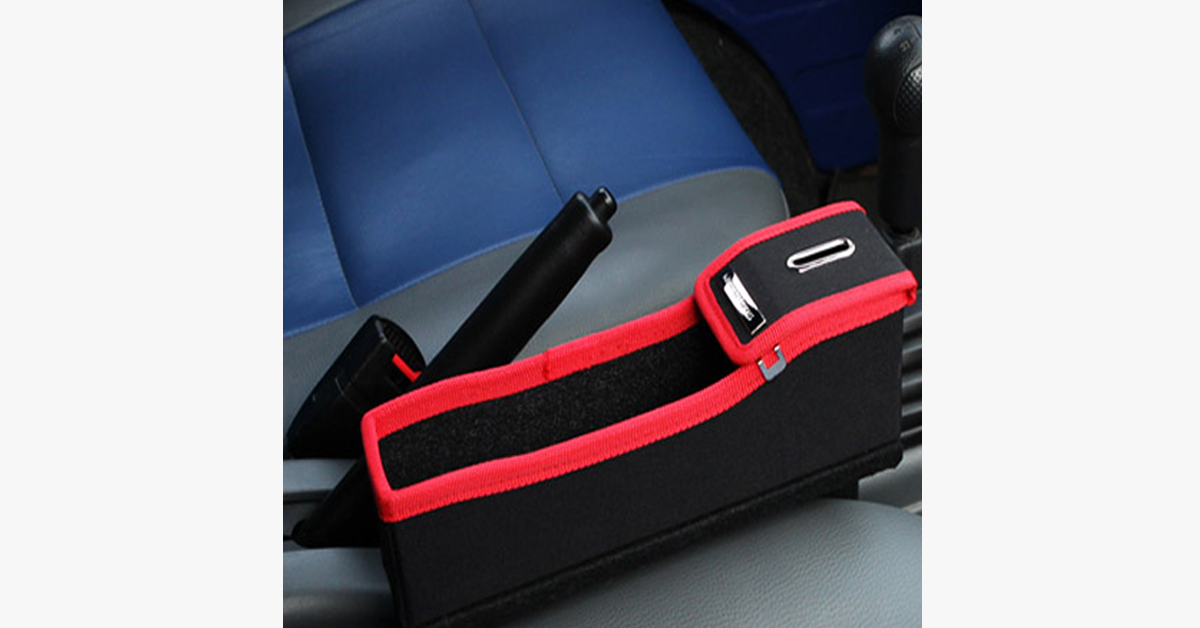 BowLift | Posh and Trendy Slot Storage Box for Car Seat