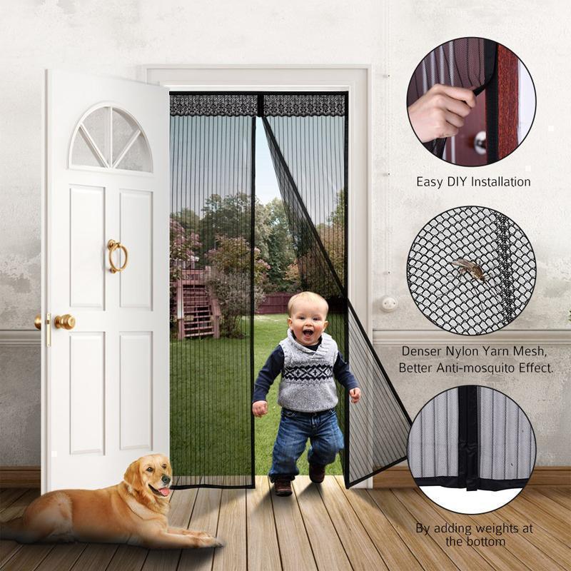BowLift | Magnetic fly screen door with full frame Velcro closure