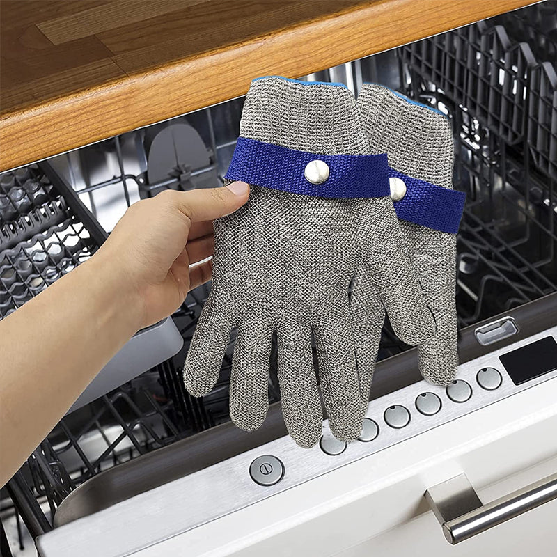BowLift | Stainless Steel Mesh Metal Laboratory Protective Gloves