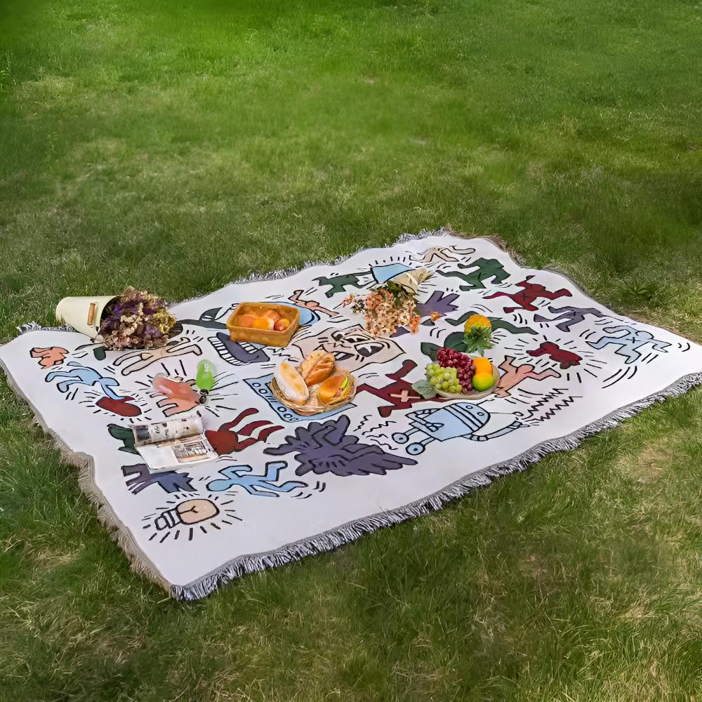 BowLift | Bold Expressions Tassel Blanket