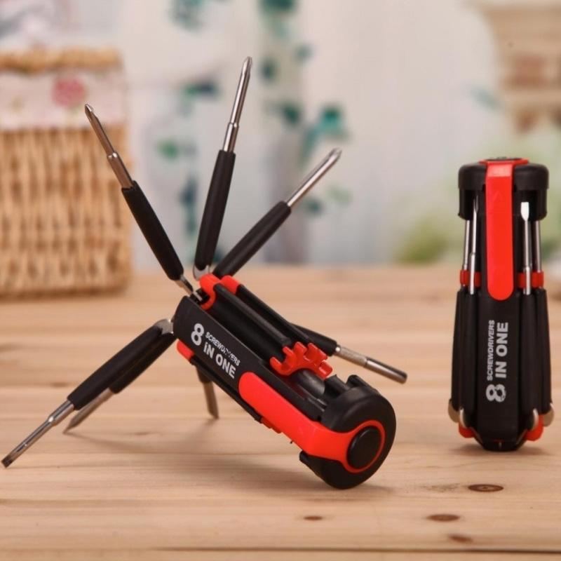 BowLift | 8 Screwdrivers in 1 Tool with Work Light and Flashlight