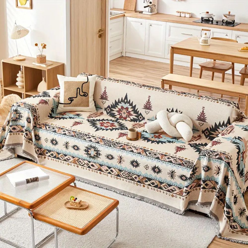 BowLift | Tribal Weave Sofa Cover