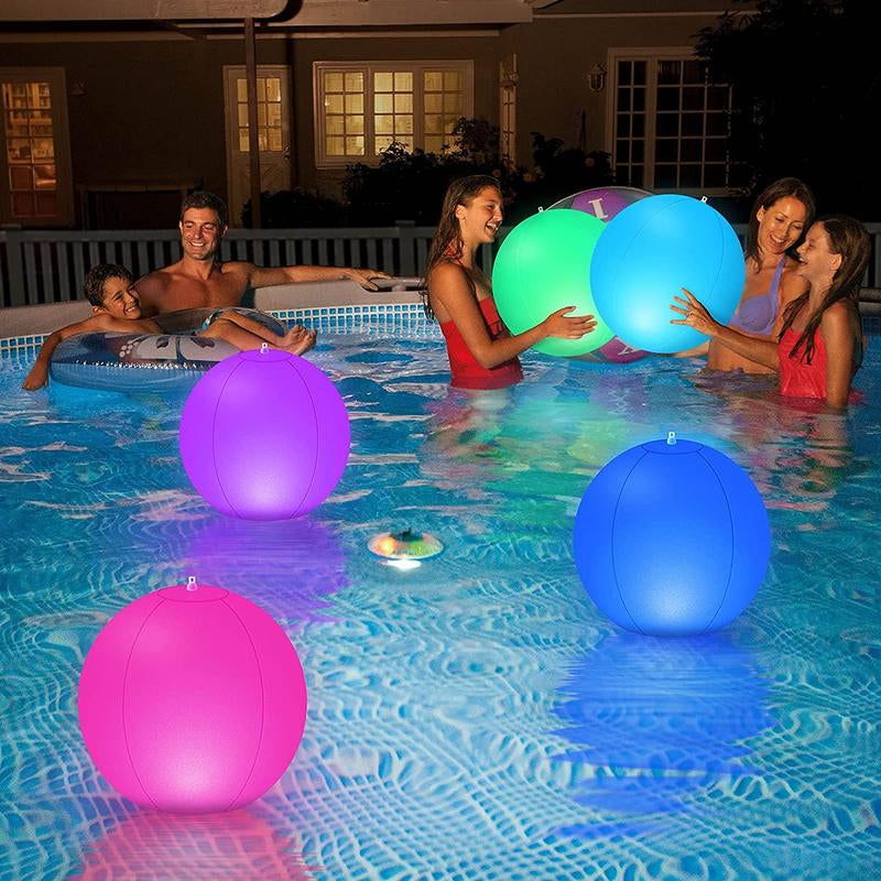 BowLift | Pool Decoration LED Light 16 Colors Glowing Beach Ball