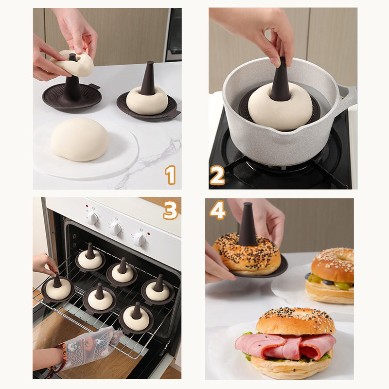 BowLift | Easy-Bake Bagel Silicone Molds (6 pcs)