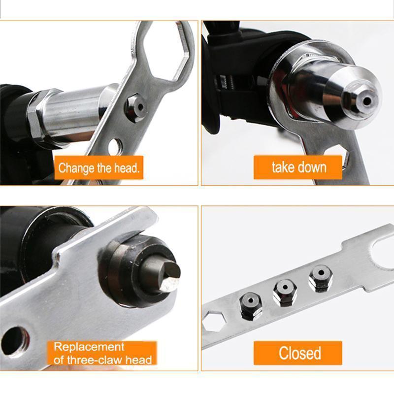 BowLift | Professional Rivet Gun Adapter Kit ð With 4 different Nozzle Pins
