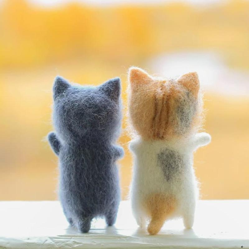 BowLift | DIY Cat Wool Felt Gift for Cat Lovers