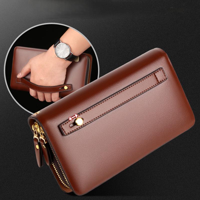 BowLift | Double Zipper Clutch Wallet for Men