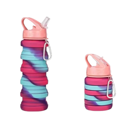 BowLift | Collapsible Silicone Water Bottle – Portable Folding Travel & Sports Bottle Cup