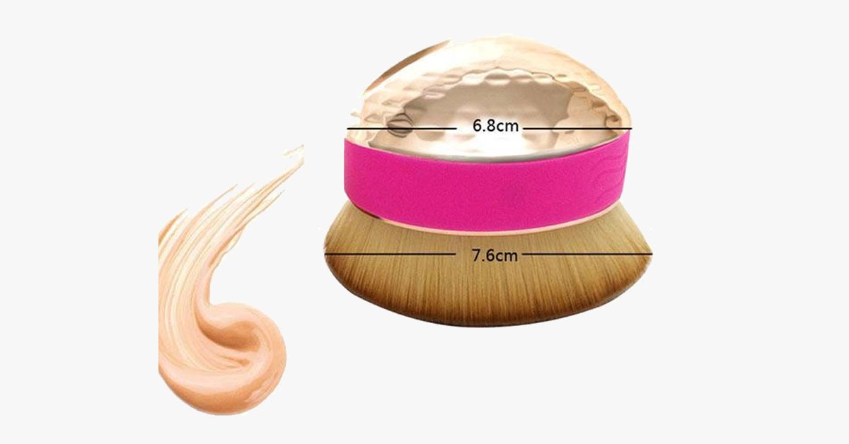 BowLift | Easy-to-use Palm Oval Brush for perfect blending of makeup