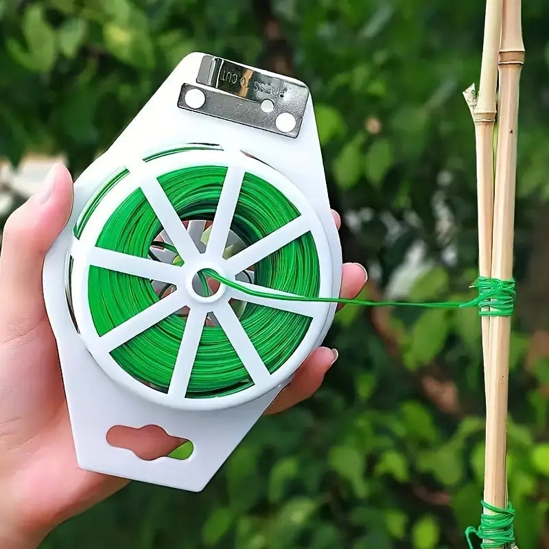 BowLift | Garden Wire Twist Band – 50m Roll for Plants and Gardening